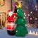 Alt View 2. Costway - 6 FT Inflatable Christmas Tree & Santa Claus w/ LEDs & Air Blower - Multicolor.