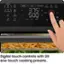 Digital touch controls with 28 one-touch cooking presets.