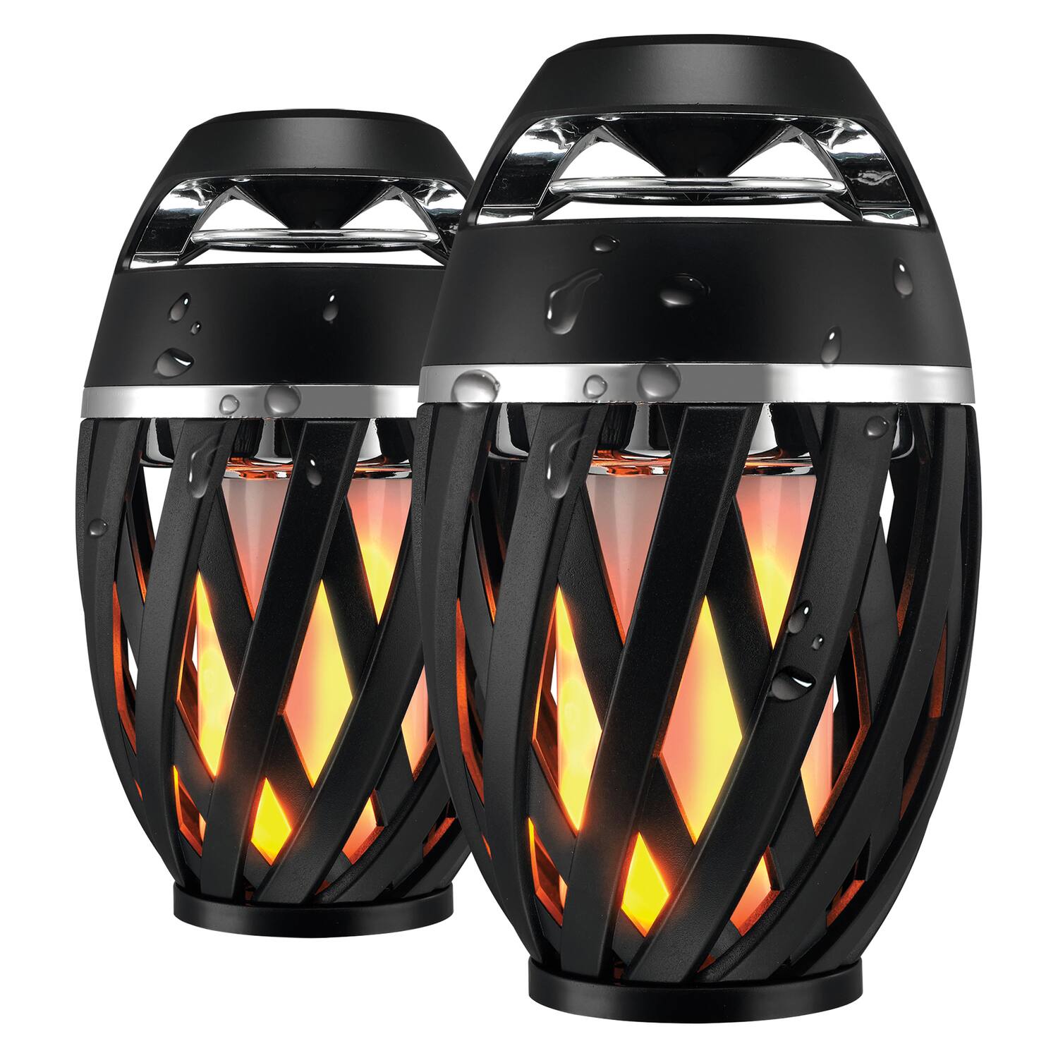 Angle. iLive - iLive TIKI Ultra Bluetooth Speaker with LED Flame, ISBW374BDL.