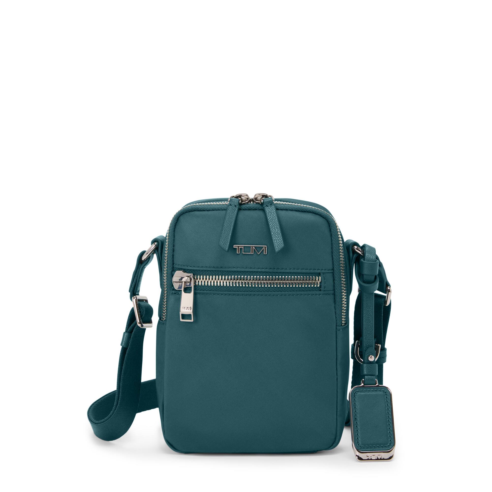 Front Zoom. TUMI - Voyageur Persia Crossbody Messenger Bag - Lagoon.