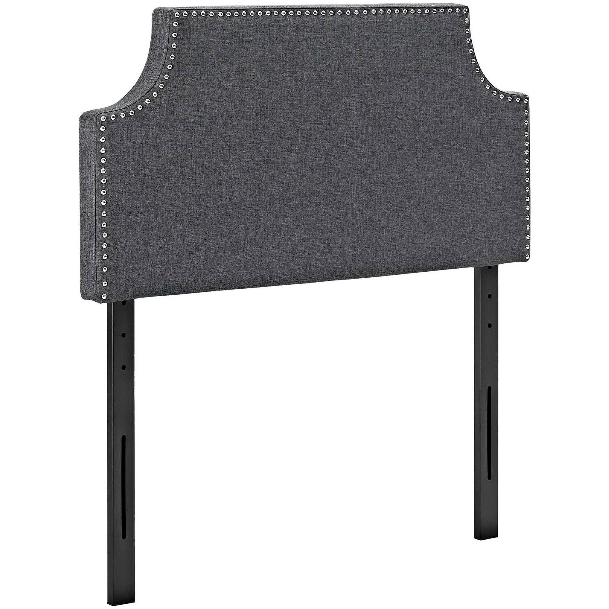 Alt View 1. Modway - Laura Upholstered Fabric Twin Headboard by Modway - Gray.