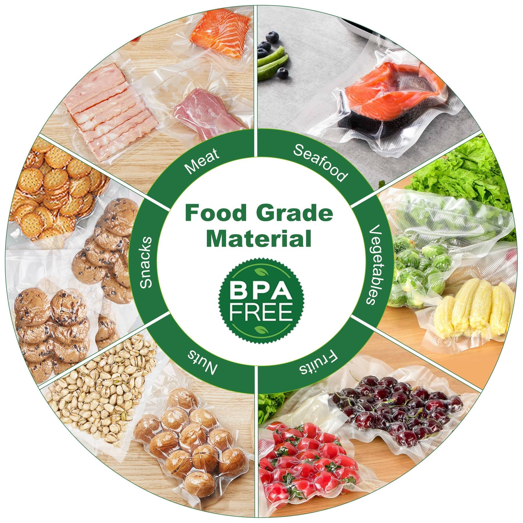 Snacks  
Meat  
Seafood  
Food Grade Material  
FREE BPA  
Vegetables  
Nuts  
Fruits