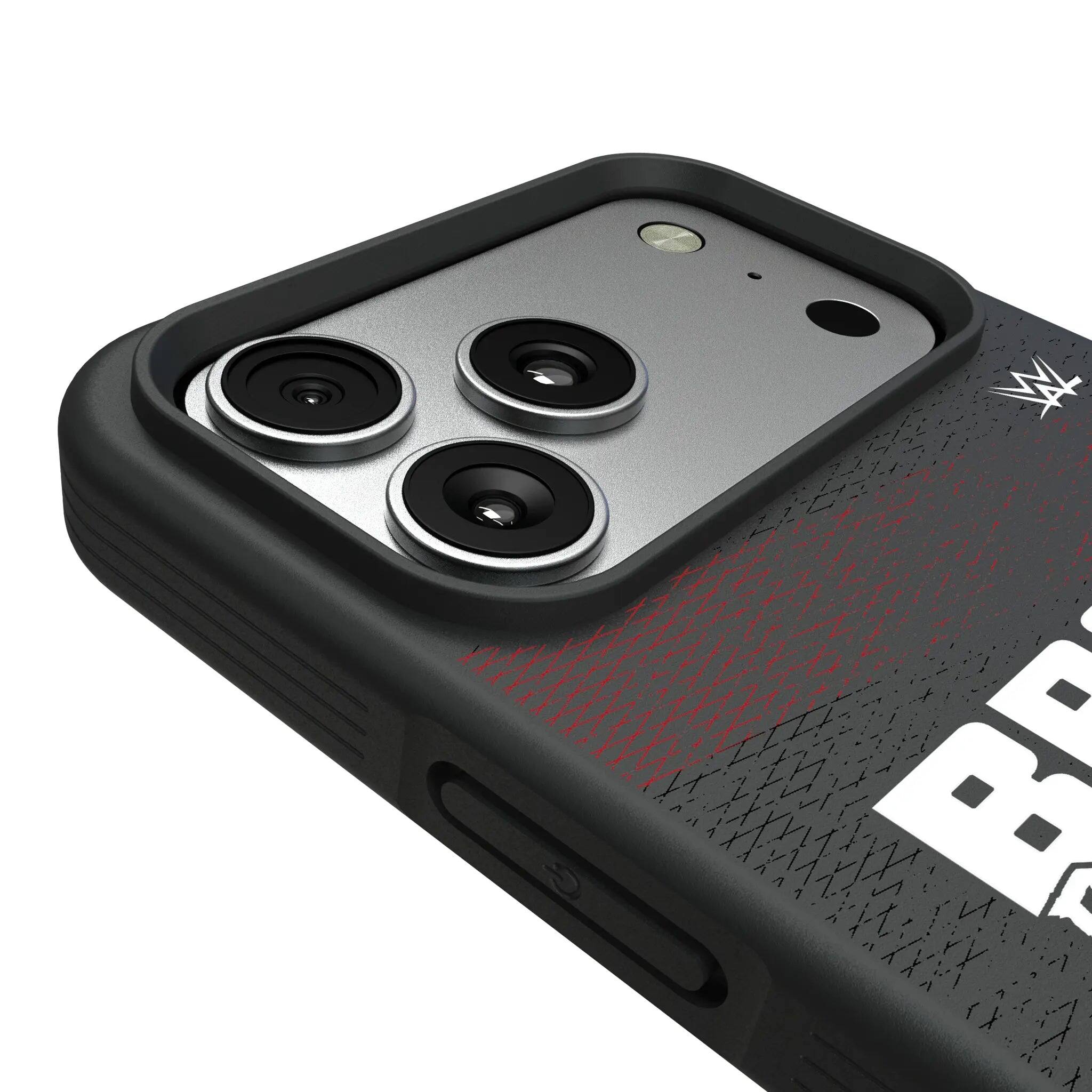 Left. Keyscaper - WWE Steel Bump Phone Case - Apple iPhone 17 Pro Max - Bron Breakker.