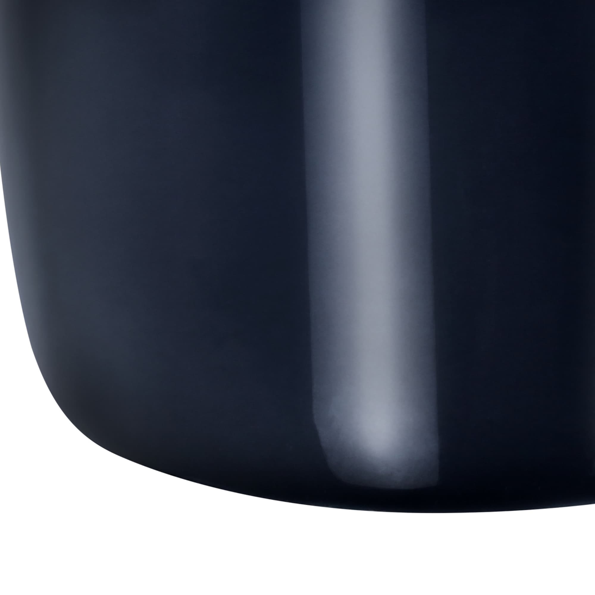 Alt View 3. Luckbyte - 25 Inch Blue Ceramic Table Lamp Ivory Cream Shade Contemporary Modern Lamp.