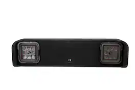 KICKER - L7T Dual 10" 2-Ohms Enclosure Subwoofer for Ford F-150 Crew Cab 2009-newer and Ford SuperDuty Crew Cab 2017--newer - Black