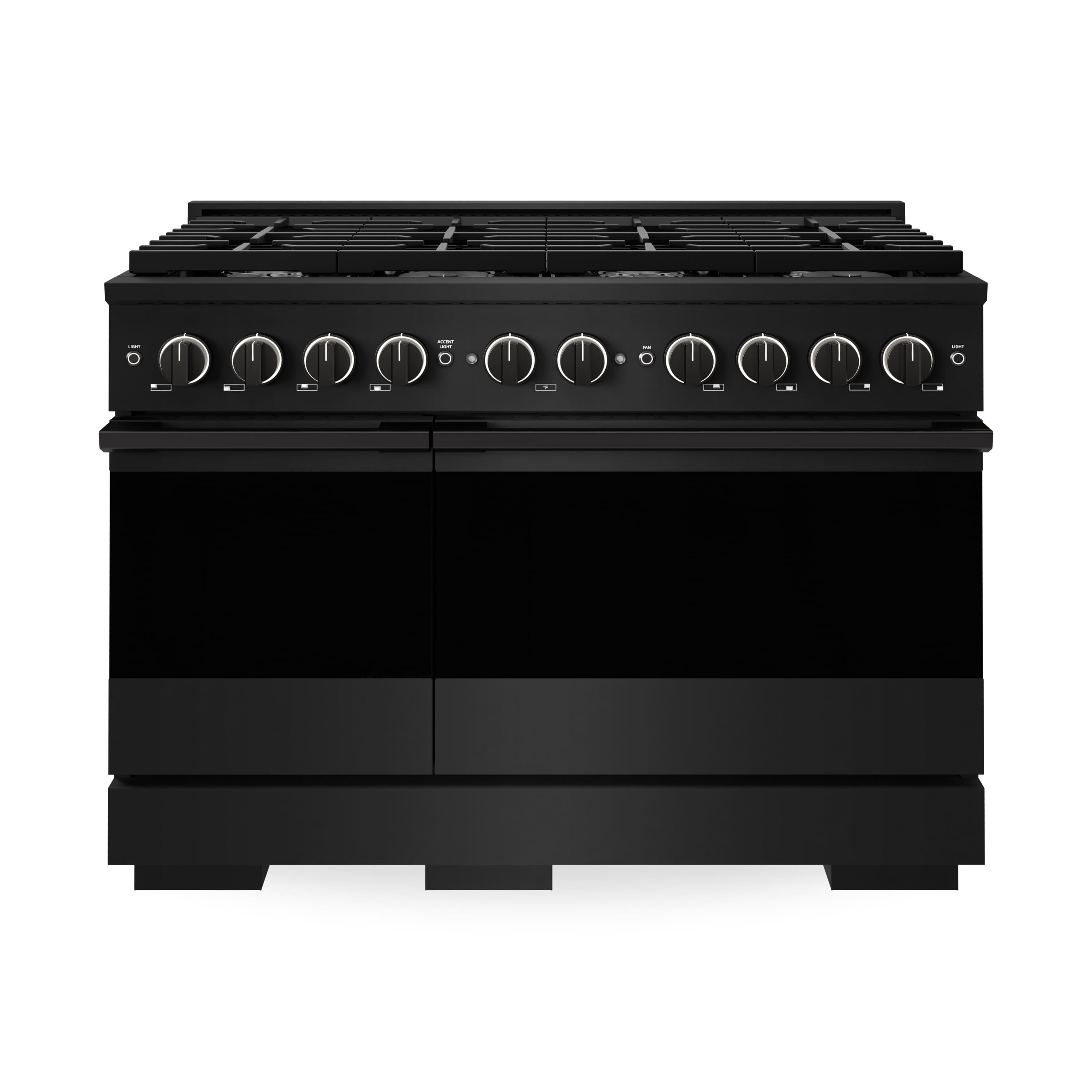 ZLINE - 48 in. 6.7 cu. ft. Marino Freestanding Gas Range with Convection Gas Oven in Black Stainless Steel with 8 Brass Burners - Black Stainless Steel price history on PriceWatchPro