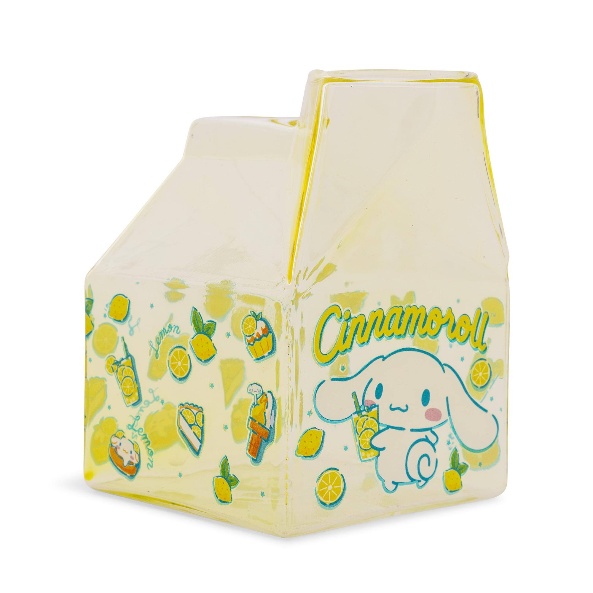 Silver Buffalo - Sanrio Cinnamoroll Lemonade Glass Milk Carton | Holds 12 Ounces - Multi-Colored