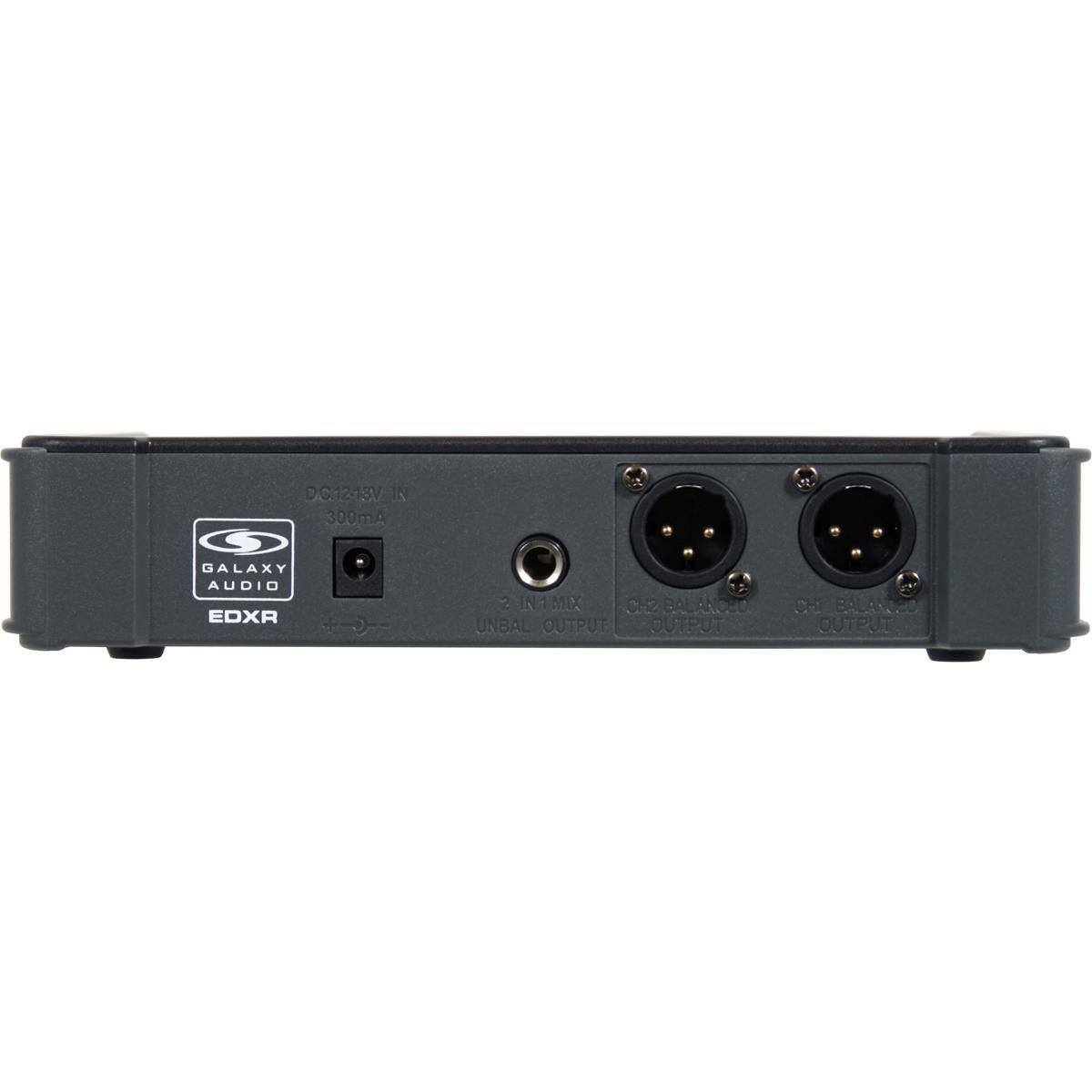 DC12-3V IN 300mA  
GALAXY AUDIO  
EDXR  
2 INTMIX IN  
C-2 BALANCED OUTPUT  
UNBAL OUTPUT  
CH BALANCED OUTPUT