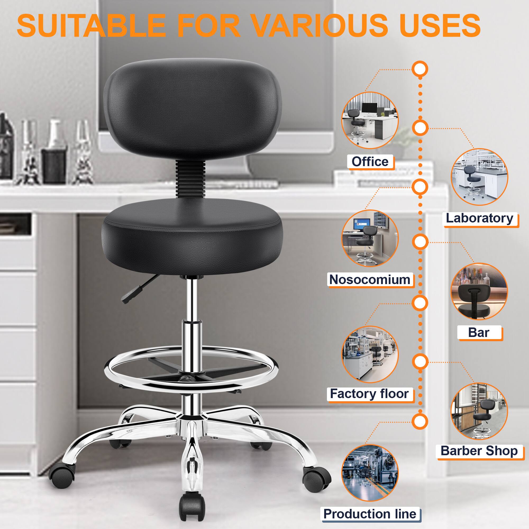 SUITABLE FOR VARIOUS USES

- Office
- Laboratory
- Nosocomium
- Bar
- Factory floor
- Barber Shop
- Production line