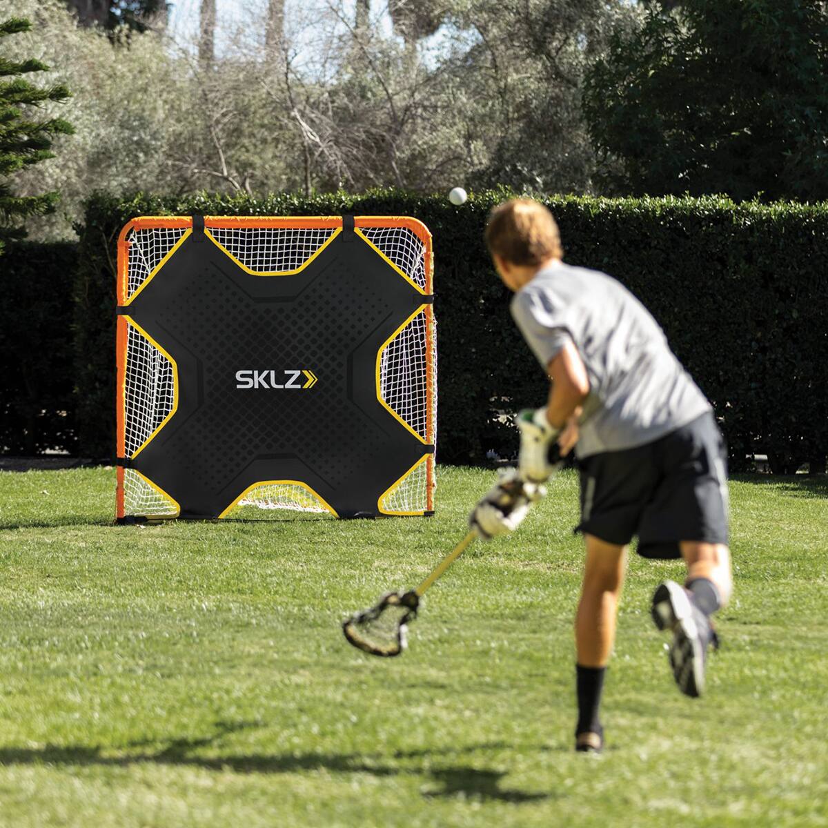 Alt View 4. SKLZ - SKLZ Lacrosse Shooting Training Aid - Black.