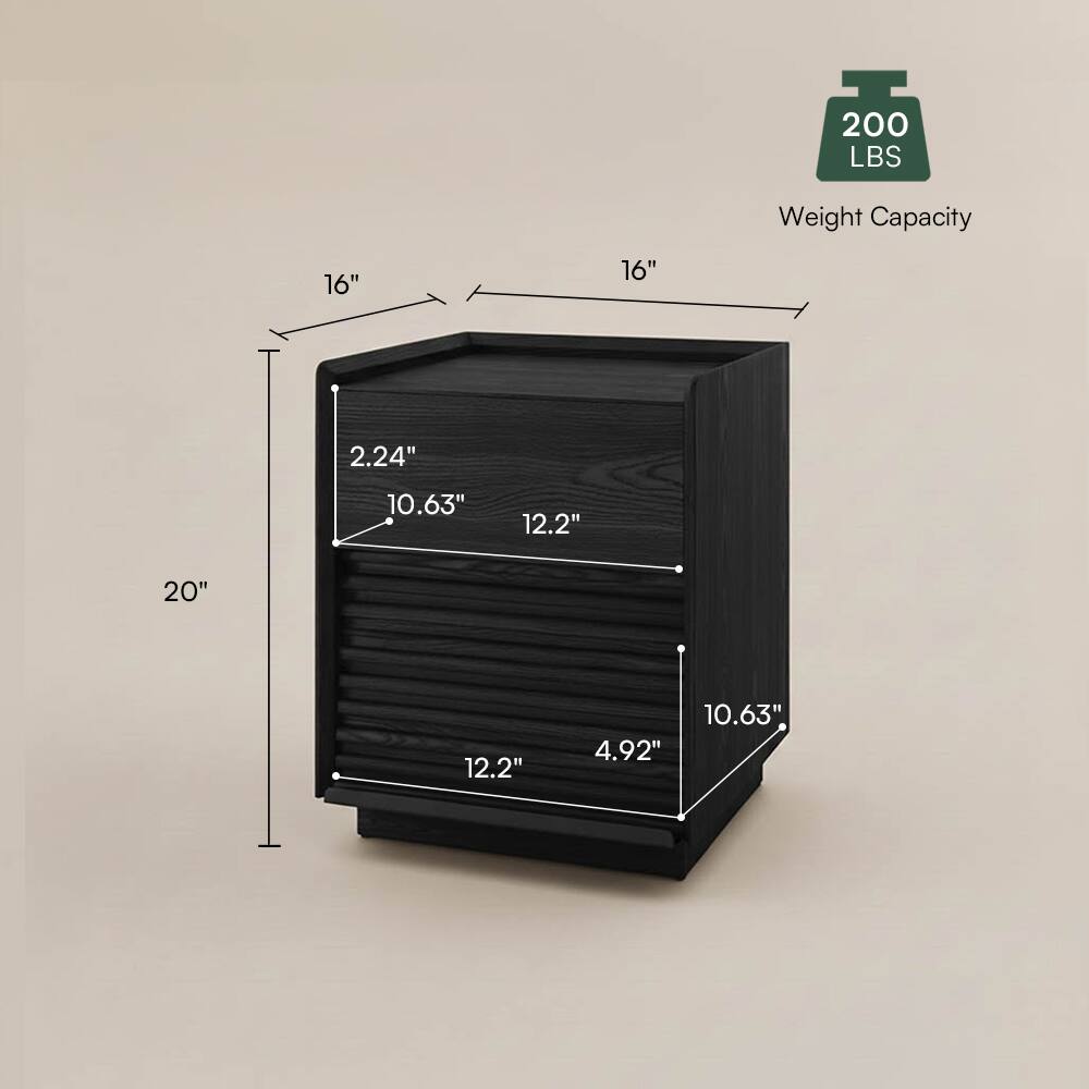 200 LBS Weight Capacity  
16" x 16" x 2.24" x 10.63" x 12.2" x 20" x 12.2" x 10.63" x 4.92"