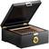 Front. KingChii - KingChii 3L Travel Cigar Humidor, USB Power Bank Compatible, Temp Control - Black.