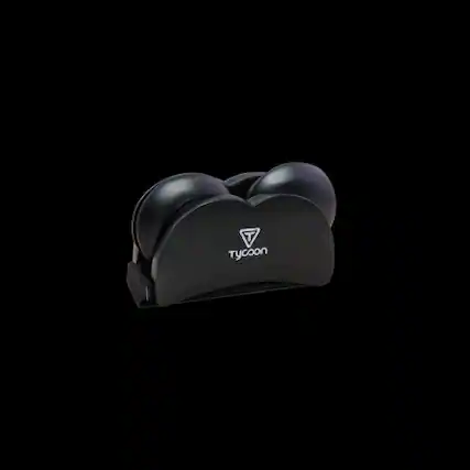 Front. Tycoon Percussion - Foot Disc Shaker for Hands-Free Percussion, Wearable Rhythm Accessory for Seated or Standing Play.