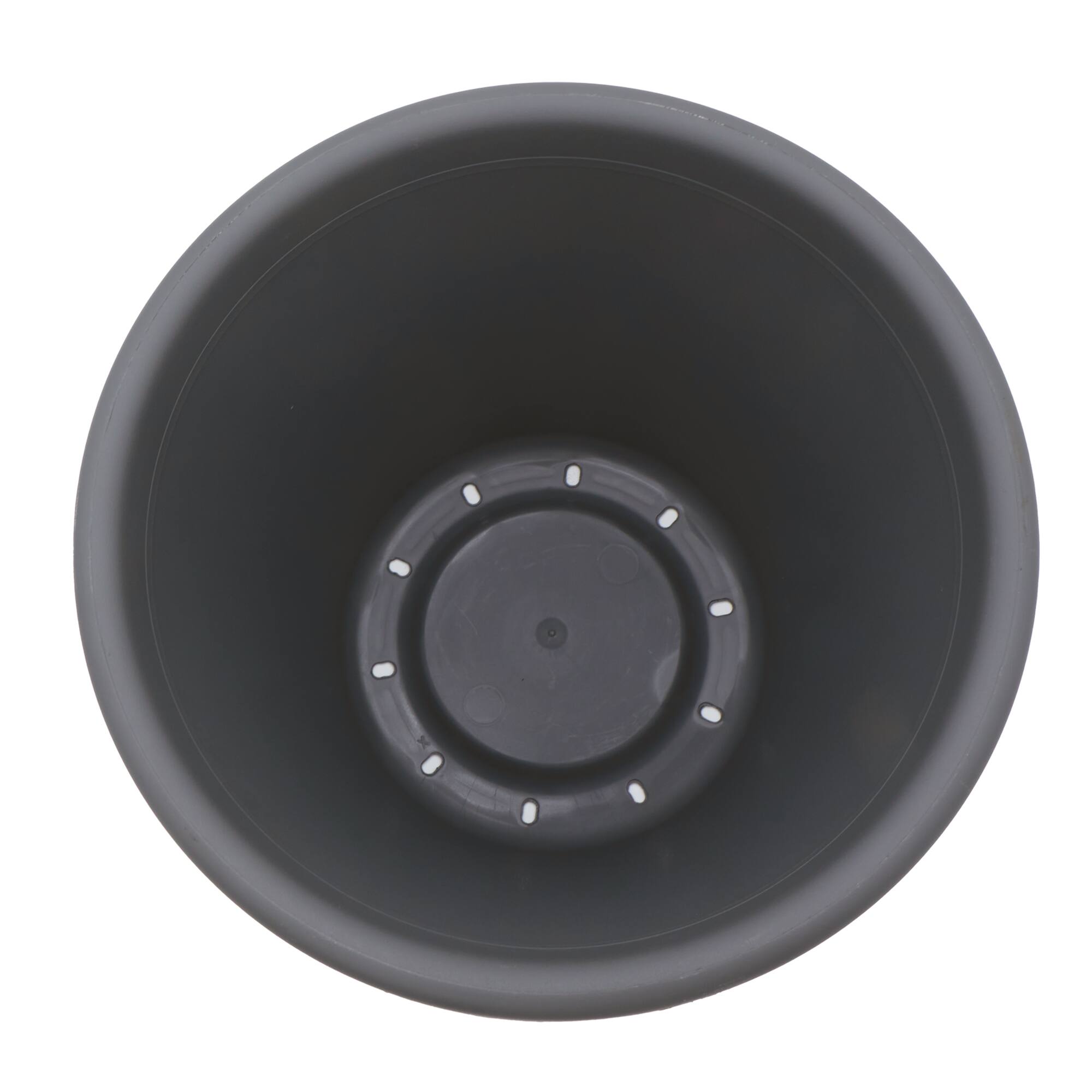 Alt View 1. The HC Companies - The HC Companies 17 Inch Round Classic Planter, Plastic Plant Pot, Warm Gray.