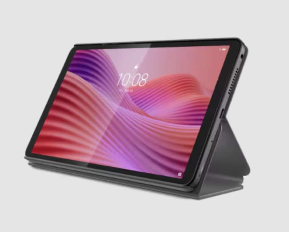 Lenovo - Tab One with Folio Case - MediaTek Helio G85 / 4GB RAM / 64 GB / 8.7" / Android 14 / Luna Grey - Gray