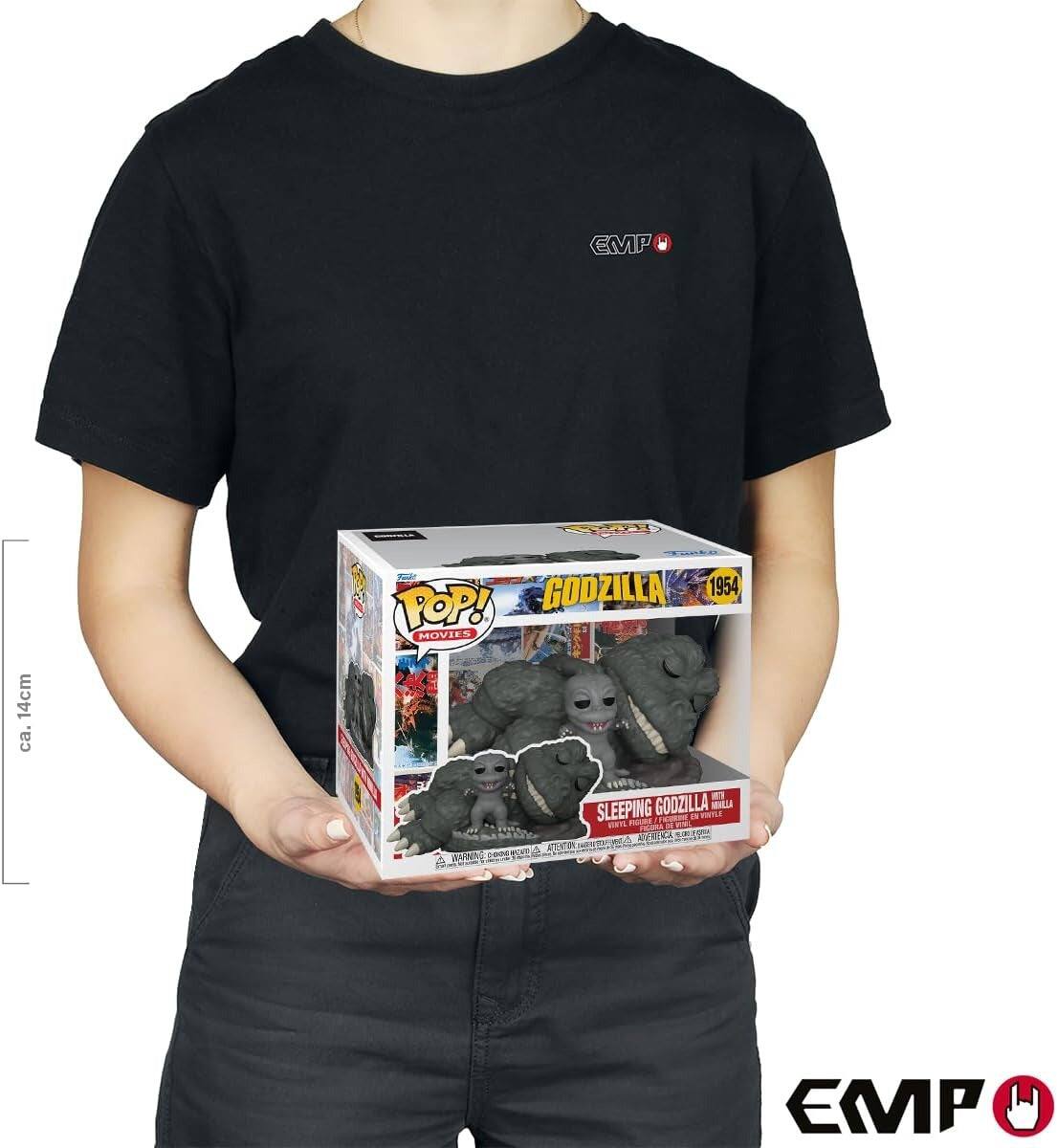 CMP E 14cm ca. GODZILLA 1954 TOP! HOVIES e1 SLEEPING GODZILLA T MBELA o EN VISTL FO d ARNA   A ntr  TUNT - nTI EMP