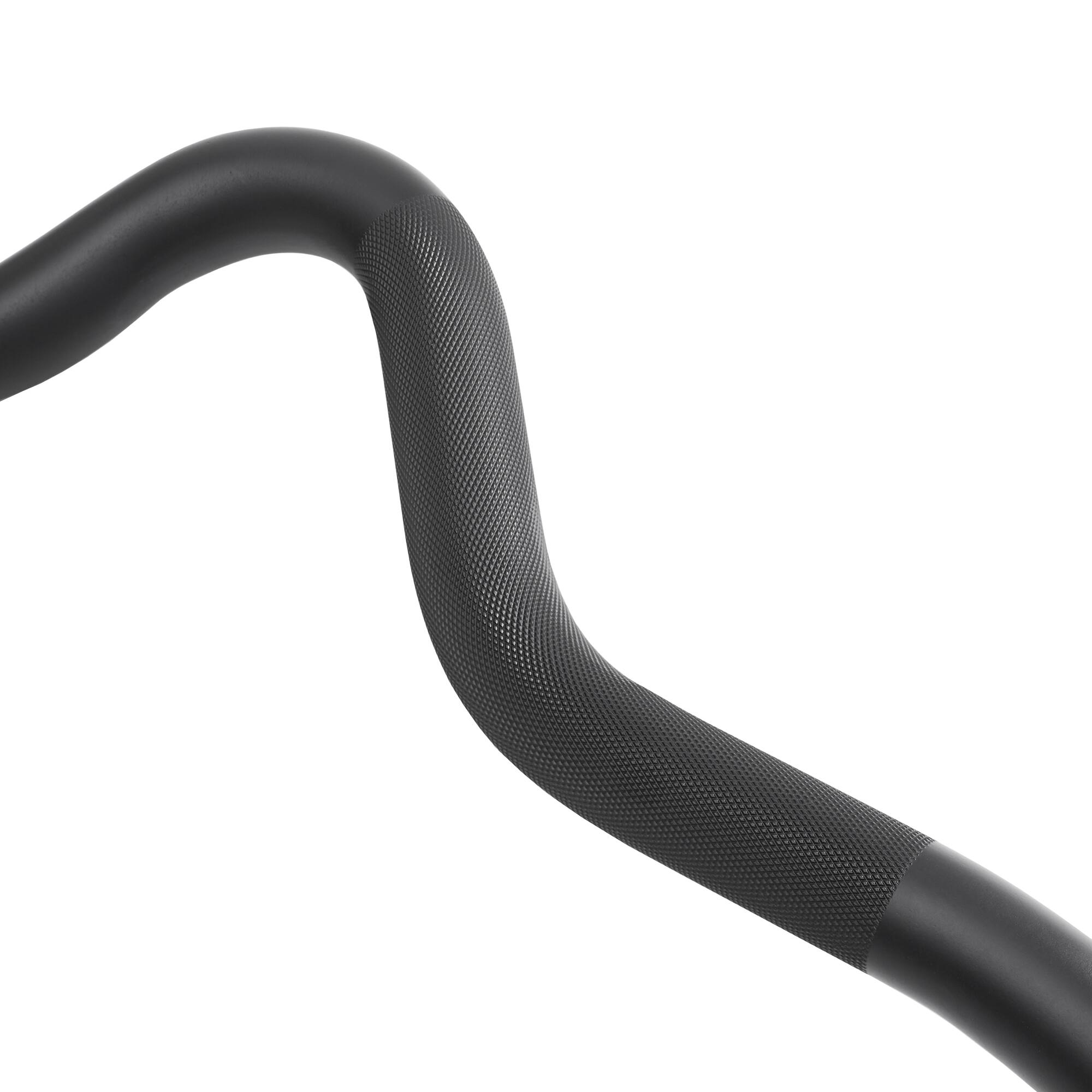 Alt View 4. Philosophy Gym - 47-in Super Curl Olympic Barbell - 400LB 4 Needle Bearing 2-in Weight Bar - Chrome.