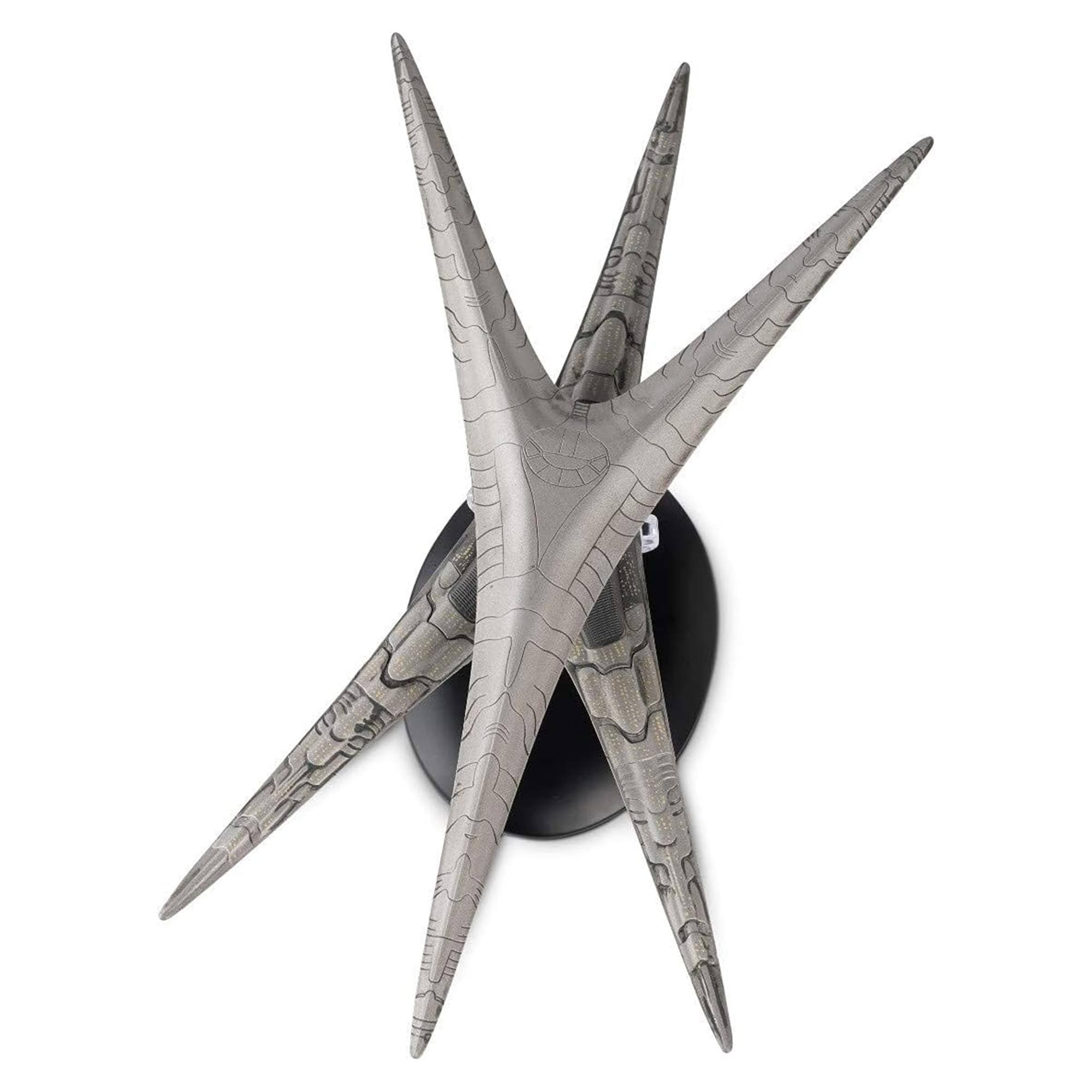 Alt View 10. Eaglemoss - Eaglemoss Battlestar Galactica Ship Replica | Modern Basestar (Blood and Chrome) - Grey.