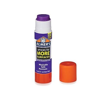 2X ELMER'S STICKS TO MORE SURFACES  
Washable Safe Nontoxic  
10.21 oz (1 lb 2.1 oz) Glue Stick