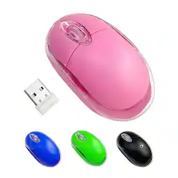Wireless Pink-Wireless mouse