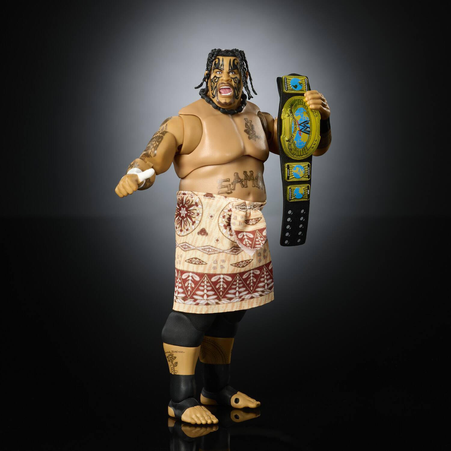 Alt View 1. Mattel - Mattel Collectible - WWE Ultimate Edition 6" Umaga Action Figure   - COLLECTIBLES - Multicolor.