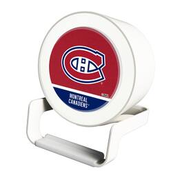 Keyscaper - Montreal Canadiens Night Light Wireless Charger And Bluetooth Speaker - Multicolor