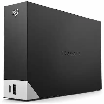 Front. Seagate - Seagate One Touch STLC16000402 16 TB Desktop Hard Drive - External - Black - Computer Device Supported - USB 3.0, USB - Black.