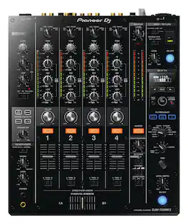 Pioneer DJ - 4-Channel Performance DJ Mixer, Club-Style Setup - Black