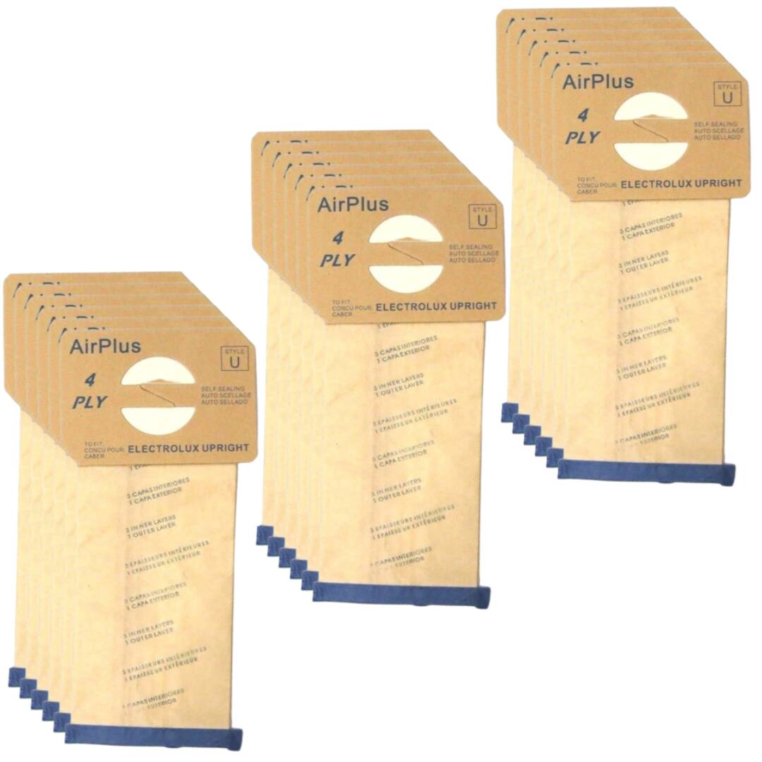 AirPlus 4 PLY  
SELF SEALING  
AUTO SELLAGO  
AirPlus STYLE U  
4 SELF SEALING  
AUTO SELLAGO  
CONCU POUR ELECTROLUX UPRIGHT  
CANCR  
1. INNER LAVER  
LAVER 1 INTERIEURES  
SEPAISSEURS  
EXTERIOR  
CAPAINTERIORES  
CAPA  
1. INNER LAVER  
LAVER 1 INTERIEURES  
SEPAISSEURS  
EXTERIOR  
CAPA  
1. INNER LAVER  
LAVER 1 INTERIEURES  
SEPAISSEURS  
EXTERIOR  
CAPA  
1. INNER LAVER  
LAVER 1 INTERIEURES  
SEPAISSEURS  
EXTERIOR  
CAPA