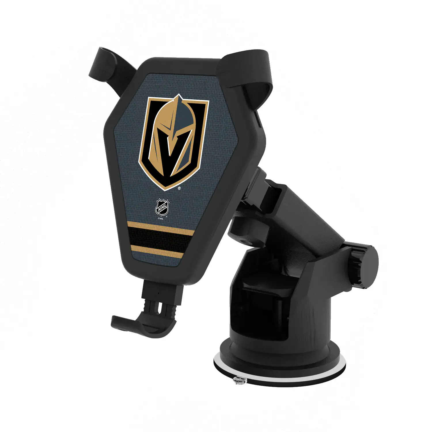 Front. Keyscaper - Vegas Golden Knights Stripe Wireless Car Charger - Multicolor.
