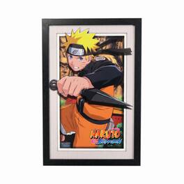PopMarket - Naruto - Defending - 11x17 Framed Faux Matted - Multicolor