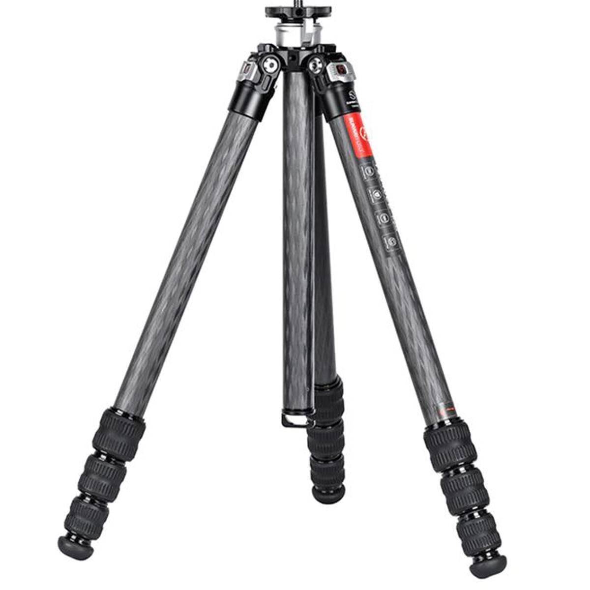 Front. SunwayFoto - SunwayFoto T2840CE Explorer Series 4-Section Carbon Fiber Tripod with Center Column.