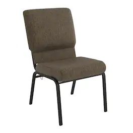 Flash Furniture - Advantage Jute Church Chair 20.5 in. Wide - Brown
