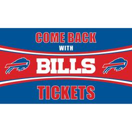 Evergreen Enterprises - Buffalo Bills 28" x 16" Come Back With Tickets Door Mat - Multicolor