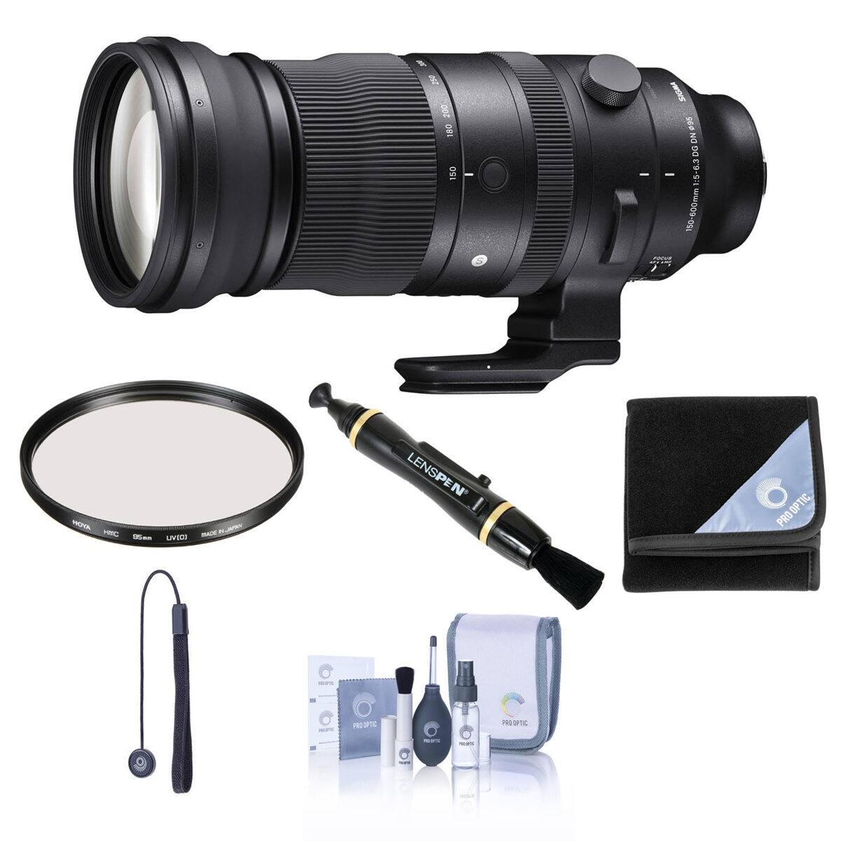 250 200 180 150

SIGMA $95 DN DG 1:5-6.3 150-600mm FOCUS

HOYA HMC
95
MADE IN JAPAN UV(0)

LENSPEN

PRO OPTIC PRO
RIPE

PRO OPTIC
PROOPTIC