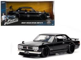 Jada - Brian's Nissan Skyline 2000 GT-R RHD (Right Hand Drive) "Fast & Furious" Movie 1/24 - Black