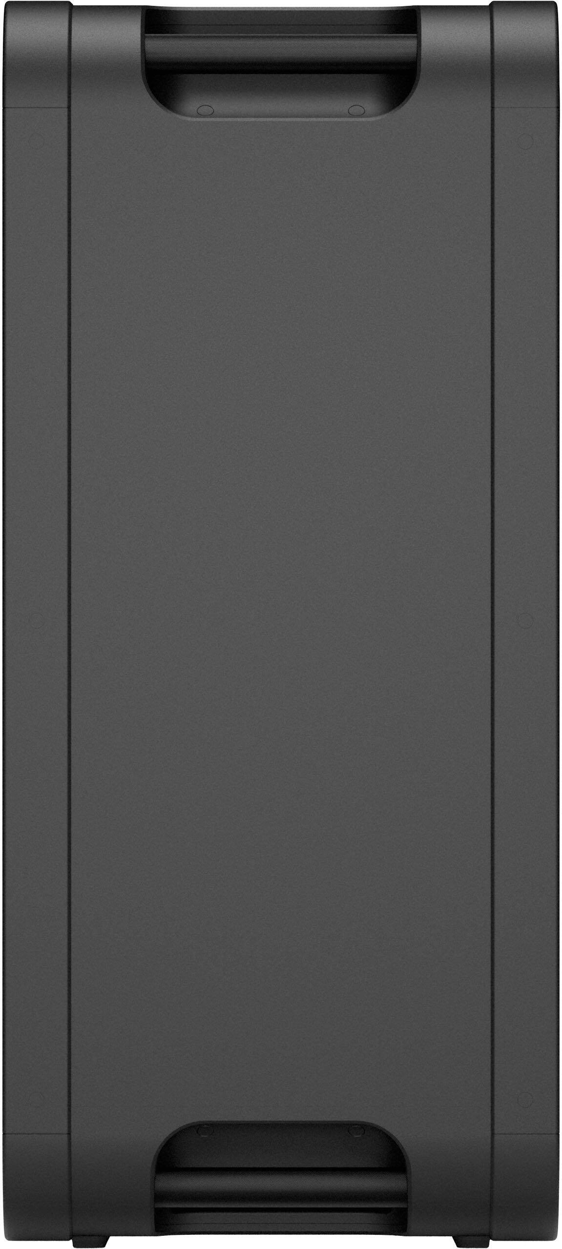 Left. Sony - ULT TOWER MAX High-Powered Party Speaker with XLR/RCA Inputs - Black.
