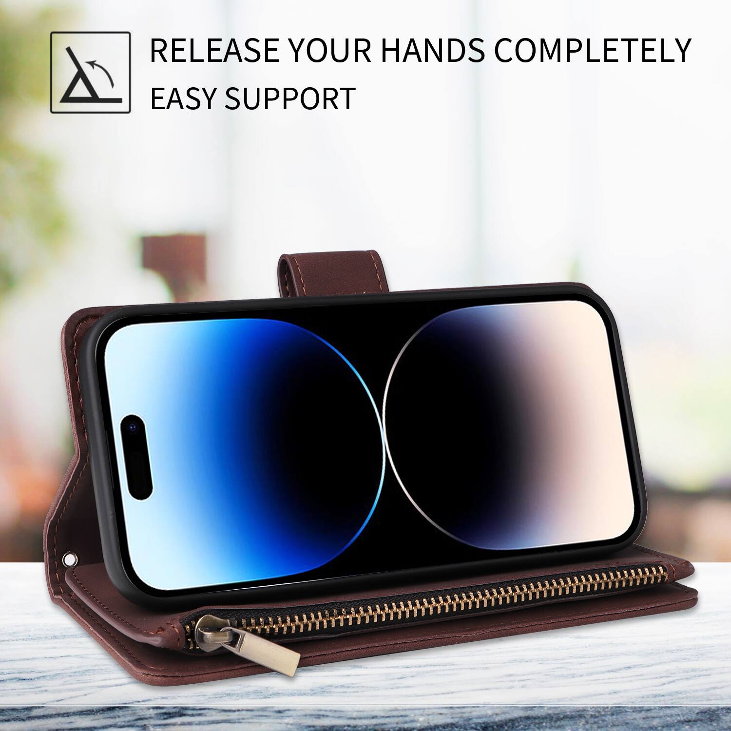 RELEASE YOUR HANDS COMPLETELY  
EASY SUPPORT