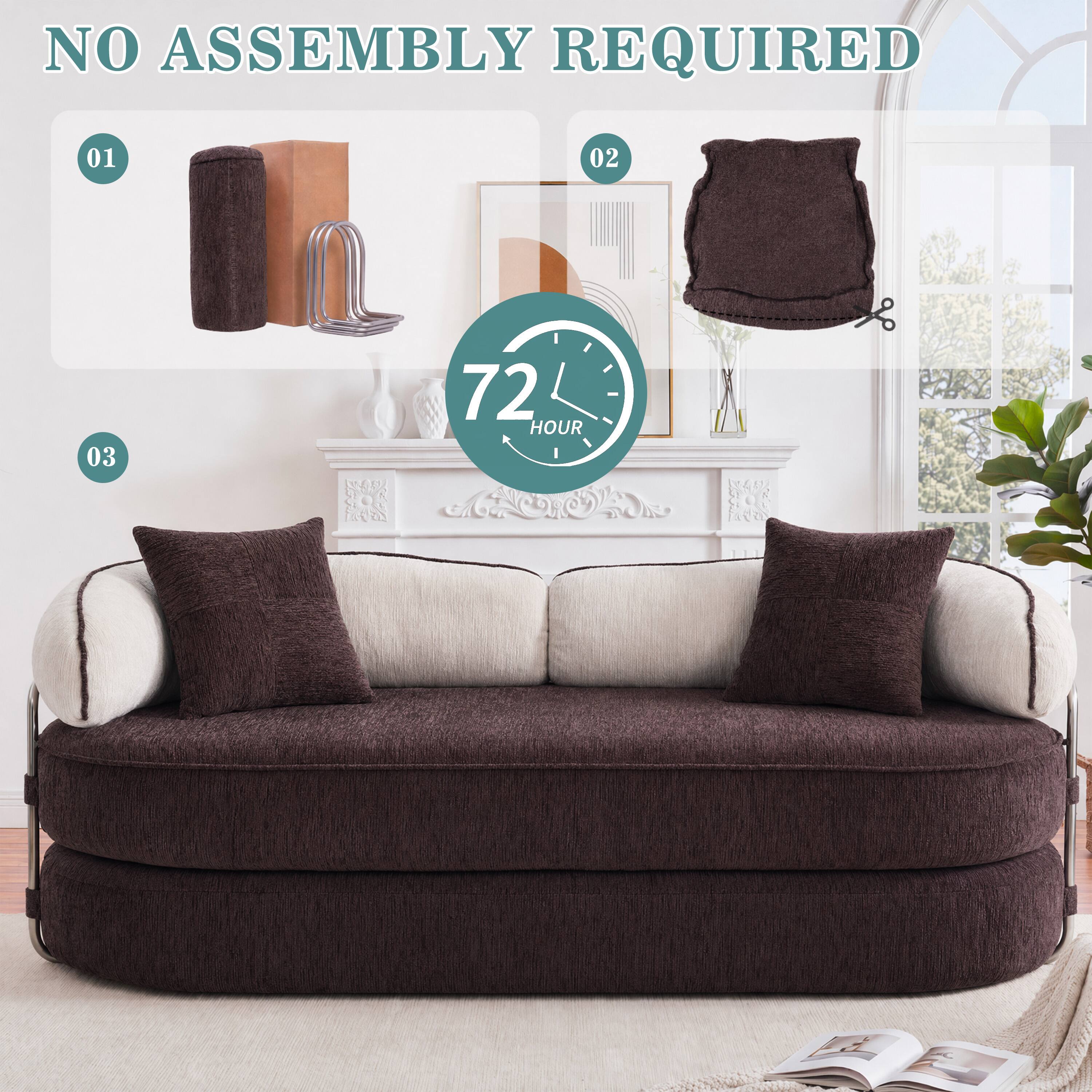 NO ASSEMBLY REQUIRED

01 02 03

72 HOUR