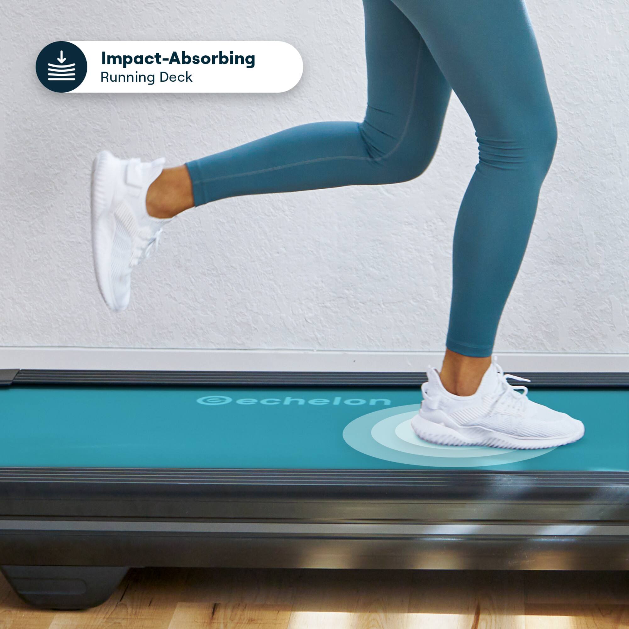 Impact-Absorbing Running Deck  
echelon