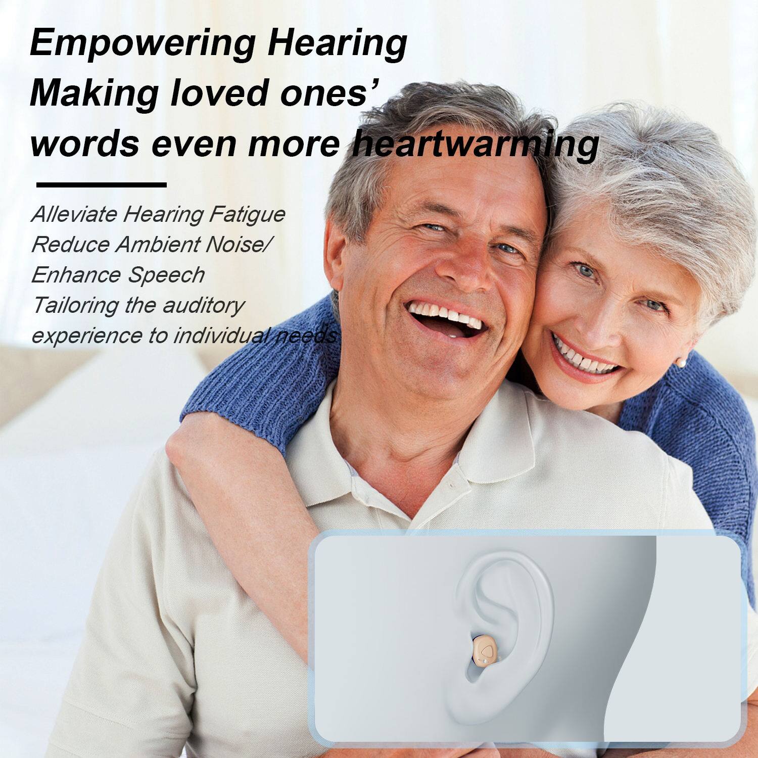 Empowering Hearing  
Making loved ones' words even more heartwarming

- Alleviate Hearing Fatigue
- Reduce Ambient Noise
- Enhance Speech
- Tailoring the auditory experience to individual needs