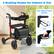 2 Braking Modes for Indoors & Out
Rear Wheel Hand Brakes
Lock
Brake