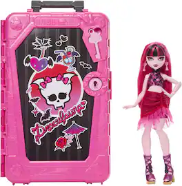 Mattel - Collectible - Monster High Skulltimate Secrets: Gore-Geous Oasis Draculaura Doll & Playset - COLLECTIBLES - Multicolor