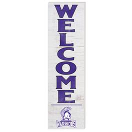 Jardine - Winona State Warriors 10'' x 35'' Indoor/Outdoor Welcome Sign - White