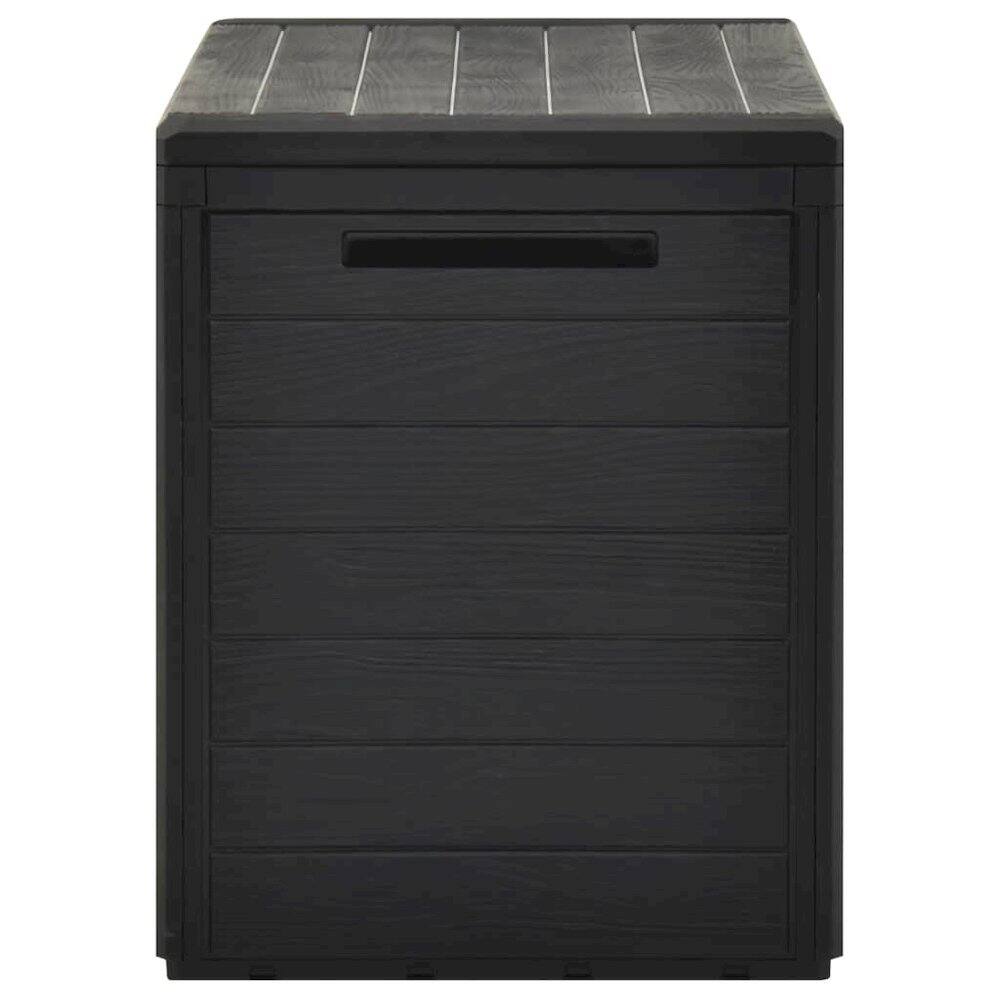 Alt View 3. vidaXL - vidaXL Storage Box Anthracite Polypropylene - Anthracite.