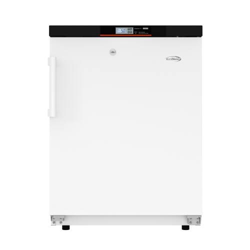 Front. Koolmore - 24 in. 4.5 cu. ft. Countertop Solid Door Medical Pharmacy Refrigerator With Multi-Level Emergency Alarms in White - White.