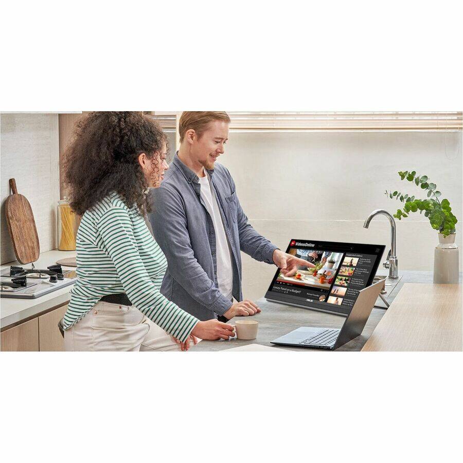 Alt View 4. ASUS - Asus ZenScreen MB229CF 22" Class Full HD LED Monitor - 16:9 - 21.5" Viewable - In-plane Switching (IPS) Technology - LED - Black.