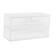 Front. Martha Stewart - Brody Premium Clear Plastic Storage Bins MDF Lids-2-SM/1-MED - Clear/White.