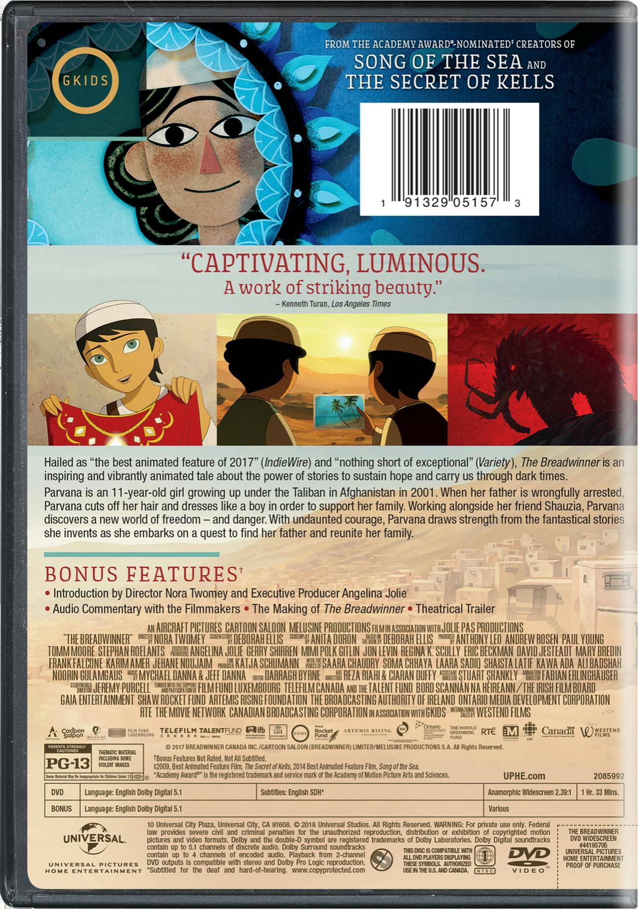 Angle. The Breadwinner [DVD].