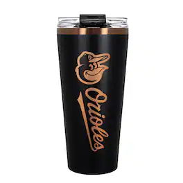 Great American Products - Baltimore Orioles 30oz. Big Slim Tumbler - Black